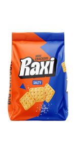 Raxi salty mini Krekeriai, 100 g