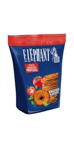 ELEPHANT Tomatoes & Herbs Krekeriai, 70 g