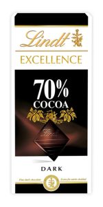 Lindt Excellence 70% Cocoa Šokoladas, 100 g