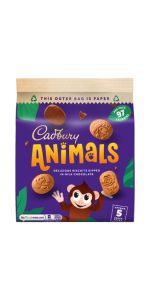 Cadbury Mini Animals Sausainiai 99,5 g