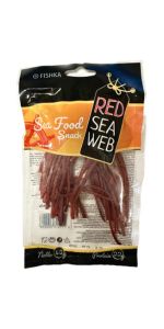Fishka red squid Vytinti kalmaro šiaudeliai, 42 g