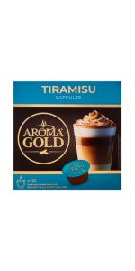 Aroma Gold Tiramisu Kavos kapsulės 16 vnt.