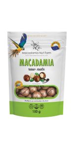 Nut Farm Makadamijų riešutai, įpjauti, kepti 150 g