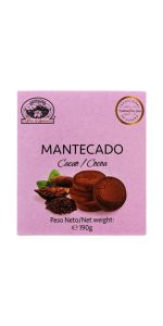 Mantecado Cacao Sausainiai, 190 g