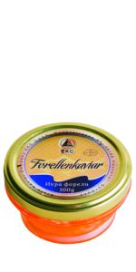 EKC Lašišinių žuvų (upėtakių) raudonieji ikrai 100 g