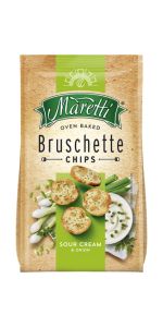 MARETTI Duonos traškučiai grietinės ir svogūnų sk., 70 g