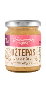 Skanovė Karamelizuotų svogūnų užtepas su garstyčiomis, 160 g