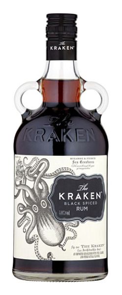 The Kraken Black Spiced Rhum épicé - Coffret 1 verre- 47% - Rum Kraken  Black Spiced - Vinalia