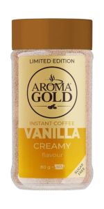 Aroma Gold Vanilla Taste Tirpi kava, 80 g