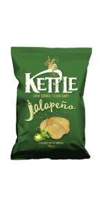 KETTLE Bulvių traškučiai su Chalapos paprikų skonio prieskoniais 130 g