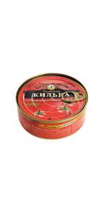 Keptos kilkės pomidorų padaže, 240 g