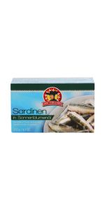 Sardines saulėgražų aliejuje, 115 g