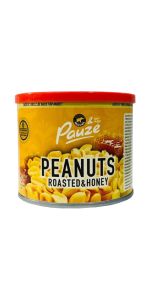 Pauze Skrudinti žemės riešutai su medumi, 150 g