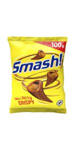 Smash Kukurūzų užkandžiai padengti pienišku šokoladu, 100 g
