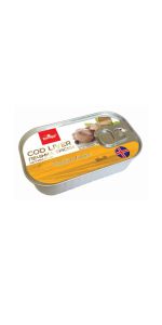 Cod Liver Menkių kepenėlės aliejuje, 115 g
