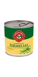 Kėdainių Konservuoti žalieji žirneliai, 400 g