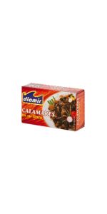 Kalmarų gabaliukai savo rašale. DIAMIR® CALAMARES TROZOS EN SU TINTA. ., 110 g