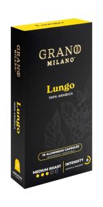 Grano Milano Lungo 1Kavos kapsulės, 10 vnt