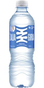 ŽALIA GIRIA Negazuotas natūralus mineralinis vanduo 0,5 l