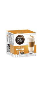 Nescafe Dolce Gusto Latte Macchiato Caramel (8+8), 8 x 21 g