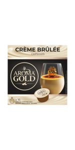 Aroma Gold Creme Brulee Kavos kapsulės 16 vnt.