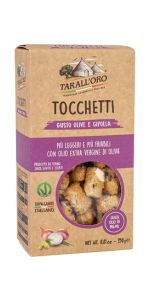 Tocchetti Olive e Cipolla Duonos lazdelės, 250 g